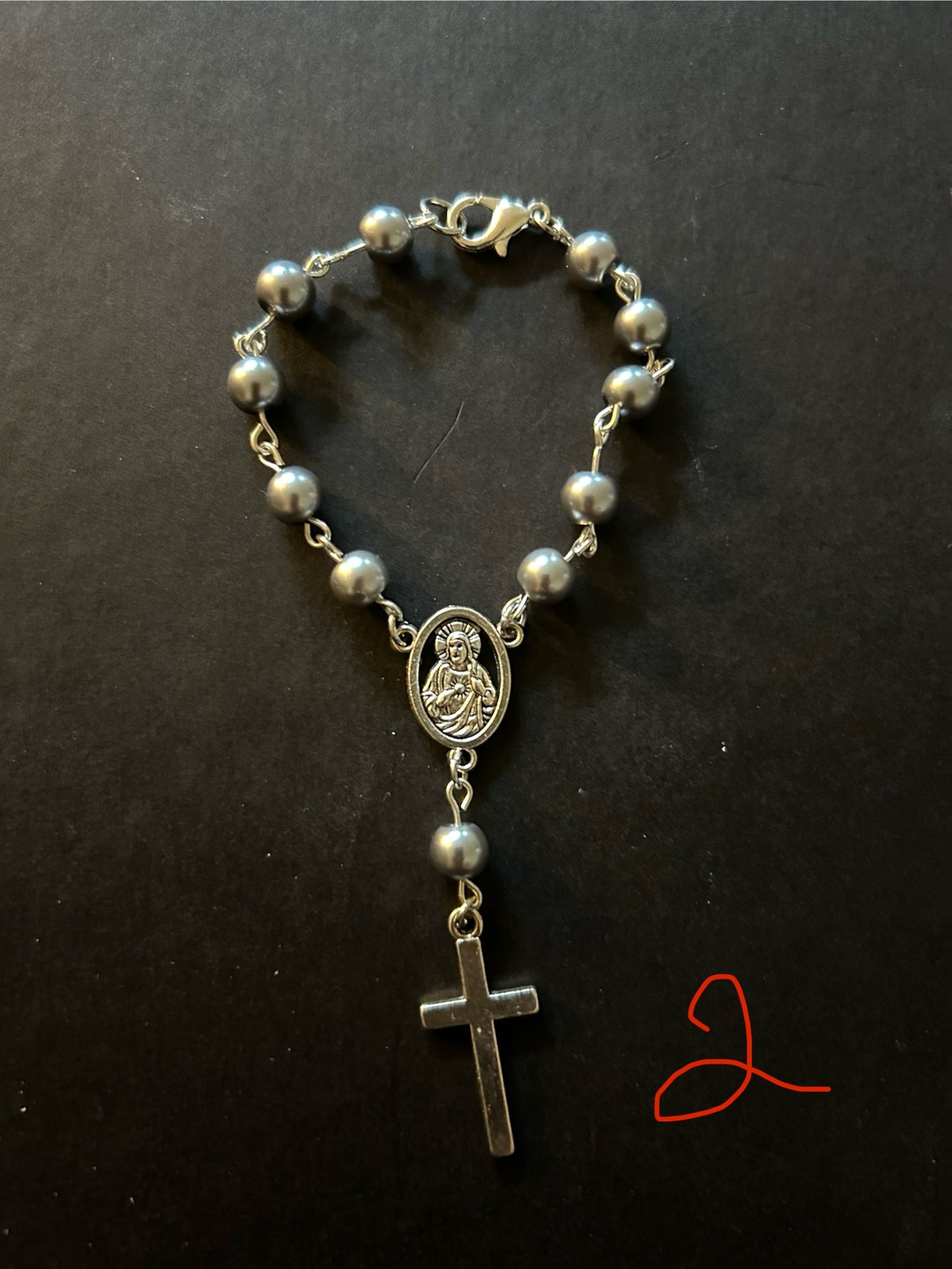 Tumbler rosary charms