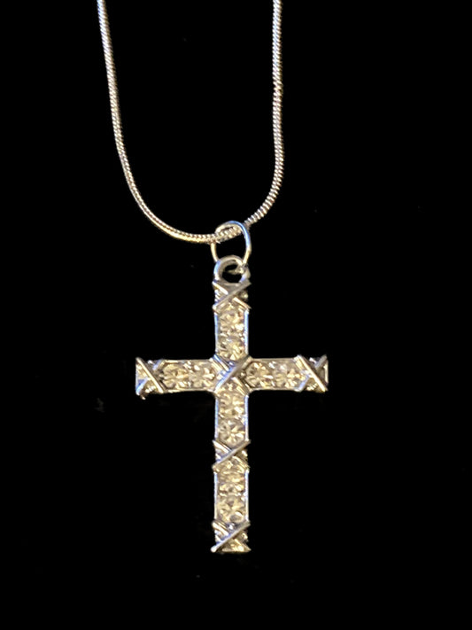 Necklace-bling cross